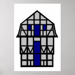 The Mansard House - grey Posters