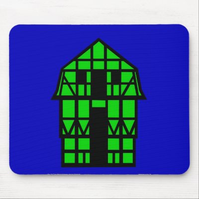 The Mansard House Mouse Pad by lonvig