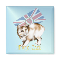 The Manx Cat Magnet magnets