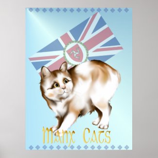 The Manx Cat Poster print