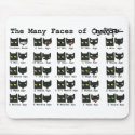 The Many Faces of O&T MOUSE PAD mousepads by OnyxandTopaz The Many Faces of O&T MOUSE PAD mousepads
