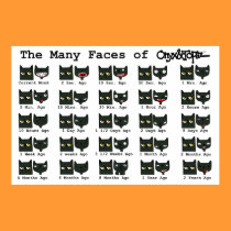The Many Faces of O&T POSTER LG. posters by OnyxandTopaz The Many Faces of O&T POSTER LG. posters