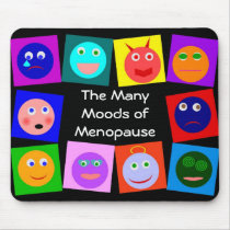 The Many Moods of Menopause mousepads by DobbyQuiltElf The Many Moods of Menopause mousepads