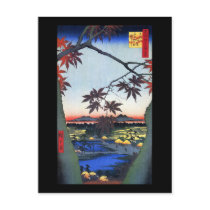 The Maple Trees – Ando Hiroshige Post Card