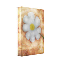 The marbling of art daisy Canvas Canvas Prints