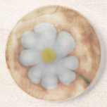 The marbling of art daisy  Coaster coasters