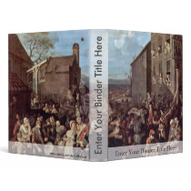 The March Of The Guards To Finchley By Hogarth Binder