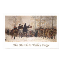 The March to Valley Forge posters