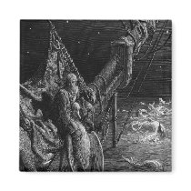 The Mariner gazes on the serpents in the ocean Refrigerator Magnets