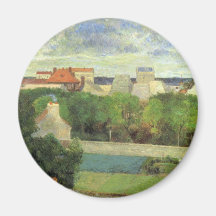 The Market Gardens of Vaugirard - 1879 Refrigerator Magnet