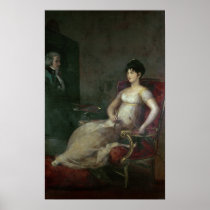 The Marquesa de Villafranca Painting her Husband