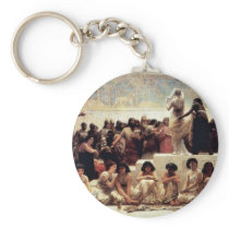 The Marriage Market Of Babylon By Long Edwin Key Chains