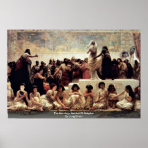 The Marriage Market Of Babylon By Long Edwin Print