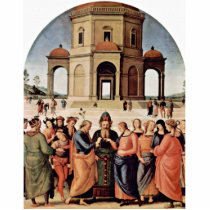 The Marriage Of Mary By Perugino Pietro Acrylic Cut Out
