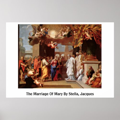 The Marriage Of Mary By Stella, Jacques Poster