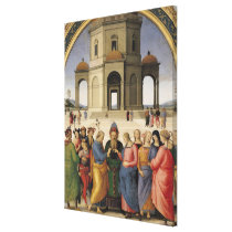 The Marriage of the Virgin, 1500-04 canvas prints