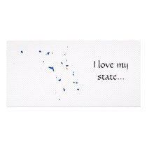 The Marshall Islands Flag Map Picture Card