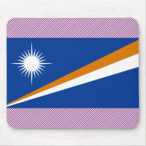 The Marshall Islands Flag Mousepads