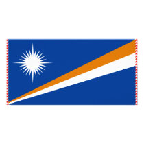 The Marshall Islands Flag photo cards