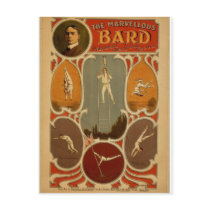 The Marvellous Bard Vintage Theater Post Card