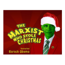 The Marxist Who Stole Christmas postcards