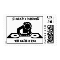 The Mash Up King Postage Stamp by CrazyJsStore The Mash Up King Postage Stamp