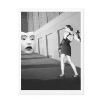 The Mask Postcard by jaeda_dewalt_art The Mask Postcard