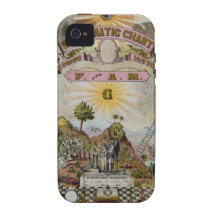 The Masonic Chart Vibe iPhone 4 Case