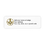 The Masonic Circle Return Address Labels