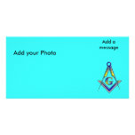 The Masonic Symbol, Add your Photo, Add a message Photo Card Template