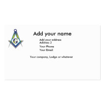 The Masoniic Card Business Card