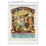 The Masquerade Sheet Music, Greeting Card