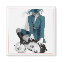 The Masquerading Selves Magnet Square