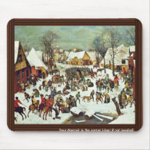 The Massacre Of The Innocents,  By Bruegel D. Ä. P Mousepad