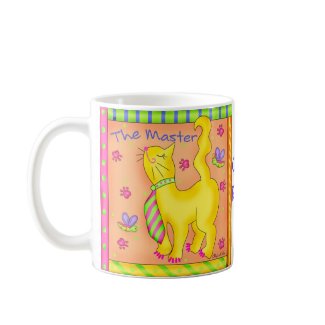 The Master Cat Mug by Phyllis Dobbs in Zazzle