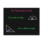 The Mathematics of Life Postcard