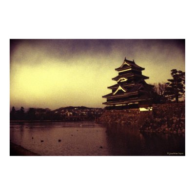 The Matsumoto Castle, Japan Print by jlayesphotography