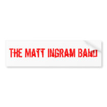 The Matt Ingram Band bumper stickers by Matt_Ingram_Band The Matt Ingram Band bumper stickers