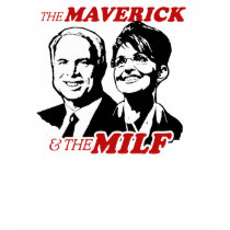 The Maverick and The Milf t-shirts