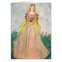 The May Queen Greeting Card