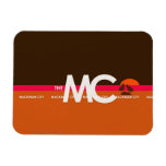The MC Mackinaw City, MI Magnet premium magnets