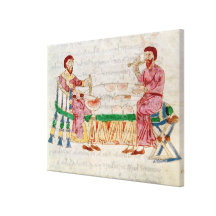 The Meal, from 'De Universo' Stretched Canvas Print