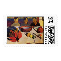 'The Meal' - Paul Gauguin Postage Stamp