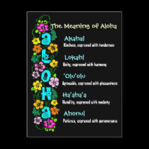 The Meaning of Aloha postcards