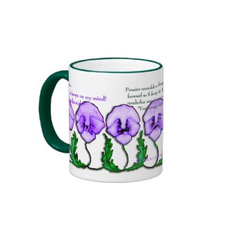 The Meaning of Pansies (Personalized Mug)