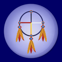 The Medicine Wheel Magnet