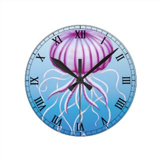 The Medusa Jellyfish Wall Clock