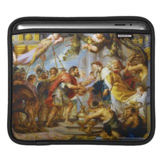 The Meeting of Abraham and Melchizedek Rubens art iPad Sleeves