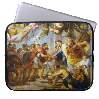 The Meeting of Abraham and Melchizedek Rubens art Laptop Computer Sleeves