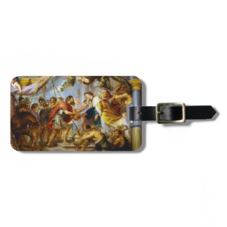 The Meeting of Abraham and Melchizedek Rubens art Tag For Bags